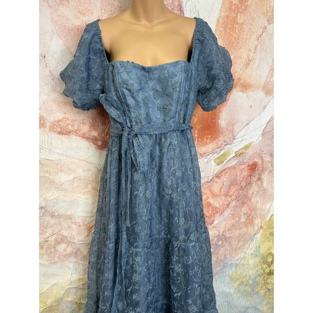 Anthropologie BHLDN Beatrice Organza Maxi Dress - Picture 8 of 10